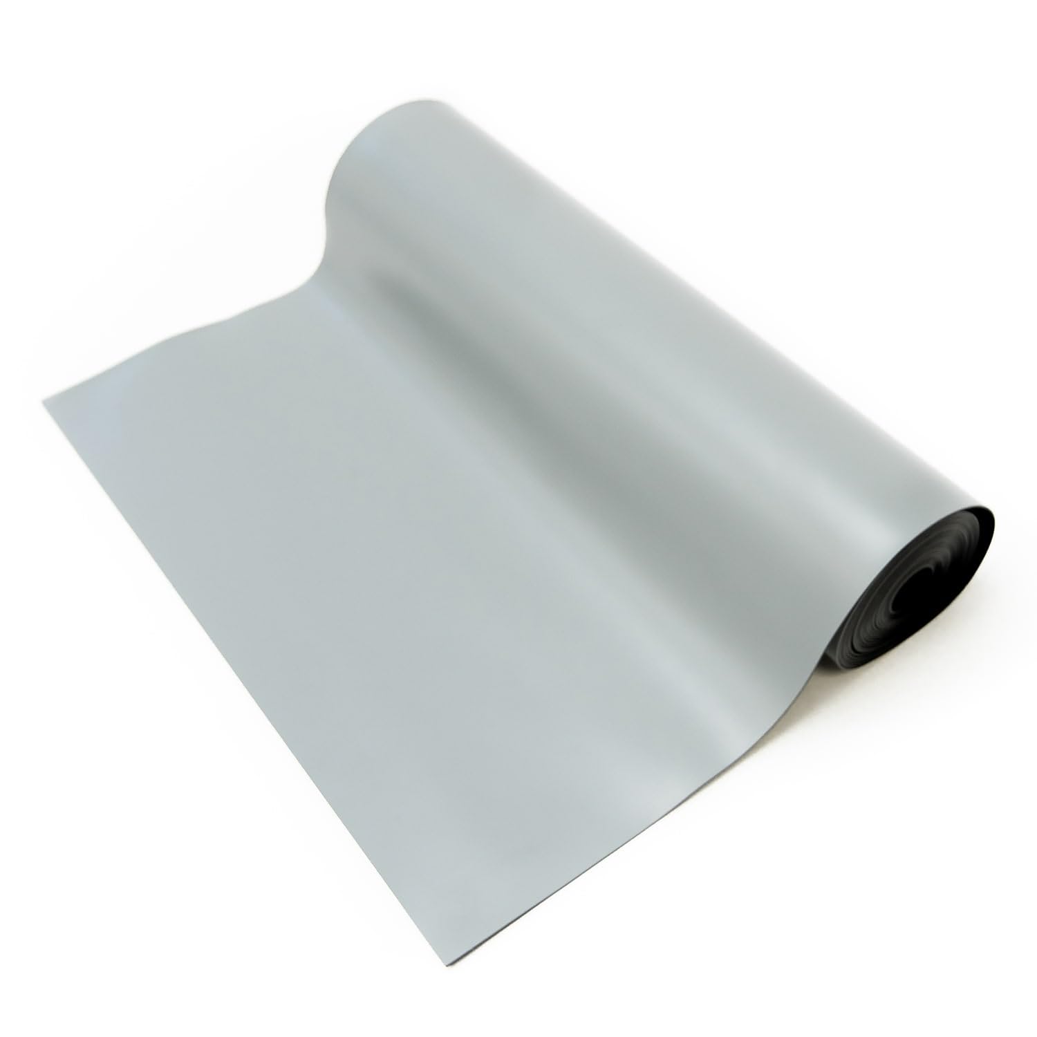 Bertech Rollo de alfombrilla de goma ESD para altas temperaturas de 2 mm de grosor de color gris