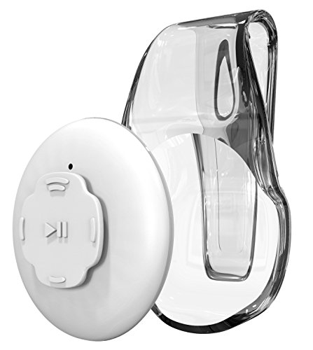 KamO Media Clip-On Selfie Remote Multimedia Bluetooth Button Music Controller - Pause/Play Change Track Volume and Camera Shutter Control Compatible with iPhone and Android Devices