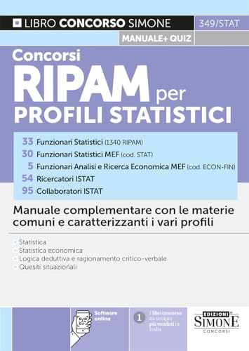 Concorsi RIPAM per profili statistici. Manuale complementare con le materie comuni e caratterizzanti i vari profili