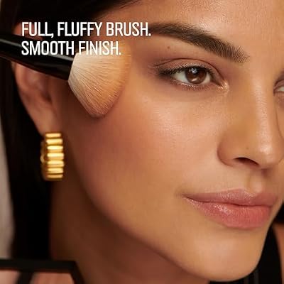 Bobbi Brown Cheek & Powder Brush | Multi-Purpose Brushes for Blending Blush, Bronzer or Powder for Seamless Application