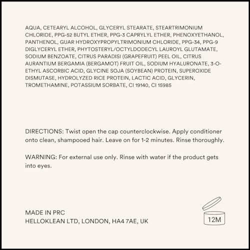 Hello Klean Hard Water Conditioner - Repairs Hair Elasticity & Fights Against Breakage Caused by Hard Water - Cleanses Mineral & Chlorine Residue - Strengthen & Hydrate - Suitable for Dry Brittle Hair - Image 7