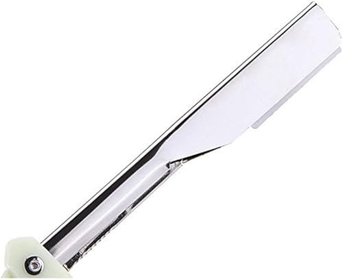 Miniatura 2 de Beavorty Maquinillas de afeitar de peluquería suministros de peluquería recta maquinilla de afeitar plegable sin hoja para hombres suministros de