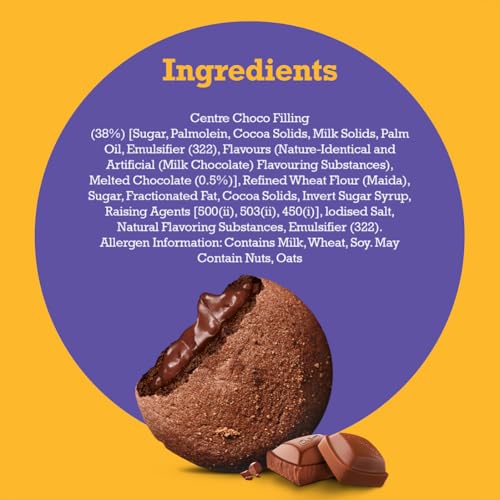 Image of Cadbury Chocobakes ChocFilled Cookies,126.5 g (Pack of 4)