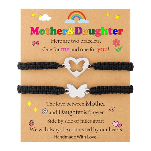 Image of P. BLAKE First Day of Kindergarten Bracelet Back to School Gifts Mommy and Me Matching Bracelets Set for Mother Daughter Son Girls Boys Jewelry Gifts