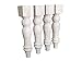 16" Unfinished Farmhouse Bench Legs or Coffee Table Legs, Set of 4