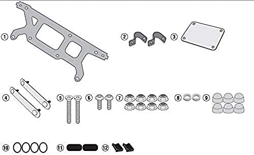 Givi Kit pour Le Montage du S250 sur PL3116 kit fixation outillage moto
