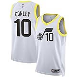 Outerstuff Mike Conley Utah Jazz White #10 Kids Youth 8-20 Home Swingman Jersey - Large 14-16
