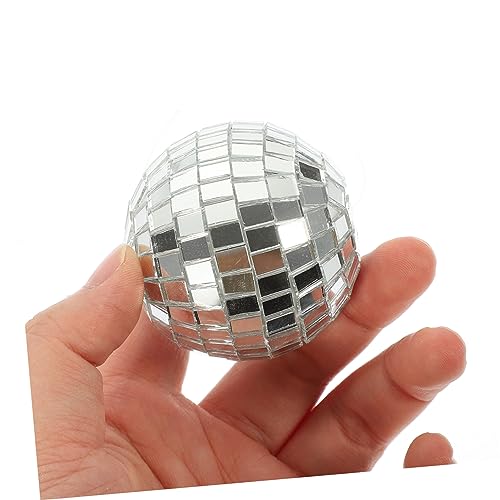 Adornos colgantes Zerodeko: bola espejada para fiestas, bodas, cumpleaños y decoración de bares miniatura 3