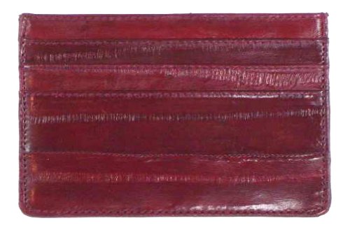 100% Genuine Eel Skin Thin Credit Card Case