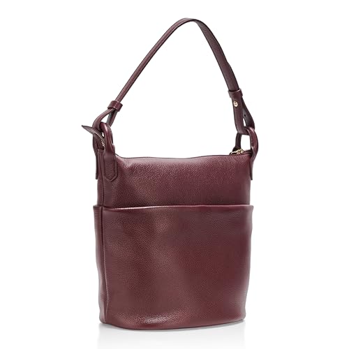 Image of Cole Haan womens Essential Leather Soft Bucket