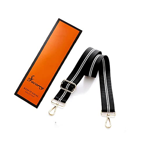 Image of S-Jacorry Purse Strap Replacement Crossbody Wide Shoulder Strap Adjustable Canvas Straps Handbag Strap Replacement Belts