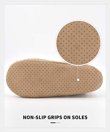 Panda Bros Slipper Socks for Women With Grippers, Fuzzy Cozy Slipper Booties With Non Slip Bottoms, Cozy Warm House Slippers4