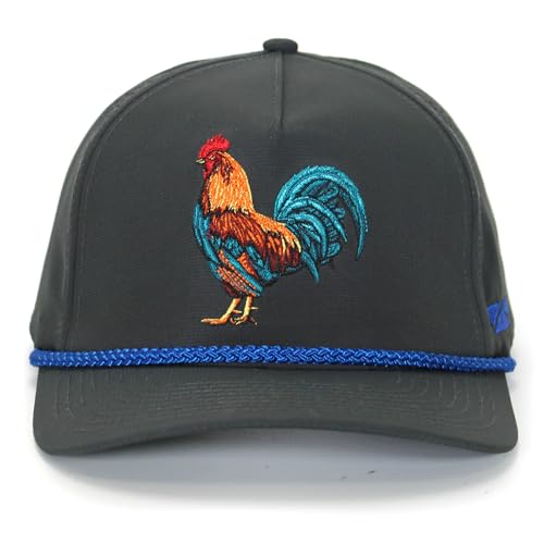Image of Paramount Outdoors Rooster Trucker Hat Cock of the Walk Performance Stretch Snapback Baseball Cap for Men