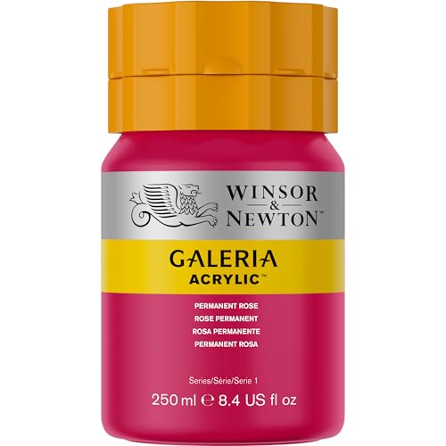 Image of Winsor & Newton Galeria Acrylic Color Tube, 250ml, Permanent Rose