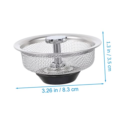 Colador para fregadero de cocina 2 piezas SHINEOFI miniatura 2