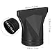 PRETYZOOM 2pcs Black Hair Dryer Nozzle and Diffuser Attachments, Universal Hair Dryer Replacement Nozzle Fit 4-4.8cm Diameter for Efficient Styling and Professional Blow Drying