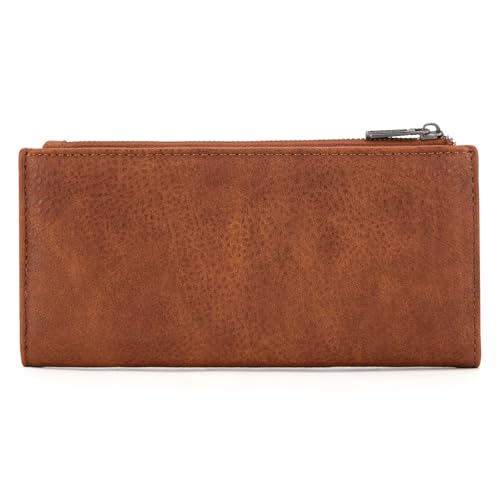 Image of Wrangler Wristlet Wallets Western Wallet for Women Floral Tooled Womens Wallet Boot Stitch Purses