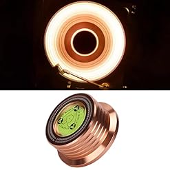 Poids de Disque en Métal, Stabilisateur de Disque de Platine, Stabilisateur de Disque en Aluminium, avec Niveau à Bulle, pour éliminer les Vibrations, pour Lecteurs de Disques Vinyles LP(Or rose) - Les Beatles, Paul McCartney, John Lennon, RIngo Starr, George Harrison Poids de Disque en Métal, Stabilisateur de Disque de Platine, Stabilisateur de Disque en Aluminium, avec Niveau à Bulle, pour éliminer les Vibrations, pour Lecteurs de Disques Vinyles LP(Or rose) – Image 5