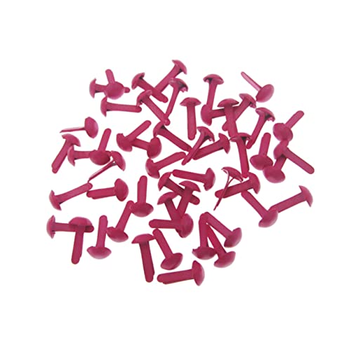 Clous Forme de Corne à Tête Ronde Multicolore Aléatoire pour Craft 500pcs