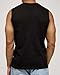 Real Essentials 5 Pack: Men's Cotton Sleeveless Crewneck Tank Top Casual Shirts Tees (Big & Tall Available)- Set 1, XXXL