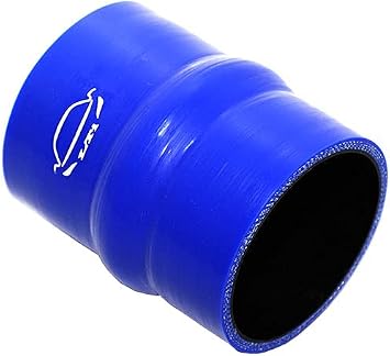 LTI Universal 70mm 2.75" ID Straight Hump Coupler Silicone Hose 4-Ply Reinforced High Performance 102mm Length 2.75" Blue