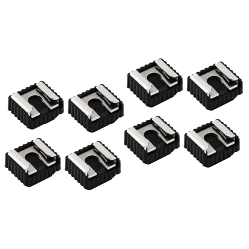 DOITOOL 2sets Professional Stabilizer Mount Light Adapter Rustproof Lamp Parts Socket Fitting 4pcs*2