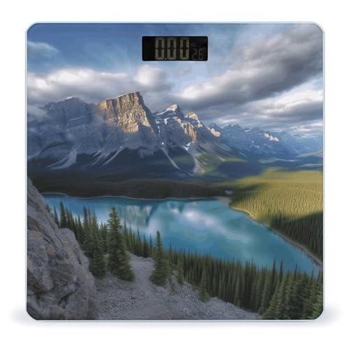Báscula digital Banff National Park de vidrio templado miniatura 1