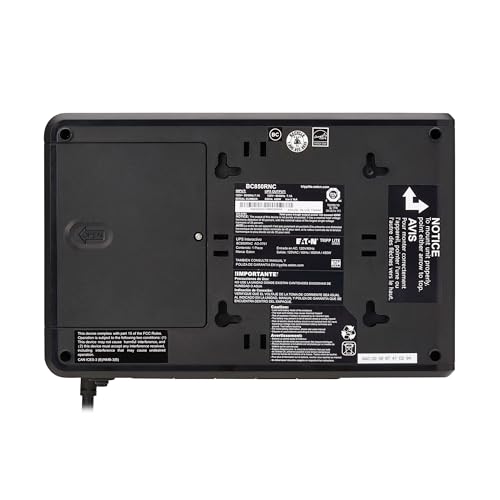 Image of Tripp Lite Cloud-Connected 850VA UPS Battery Backup and Surge Protector, Remote Management & Monitoring, 450W, 5 Outlets, Computer UPS, Wall Mount Option, 5ft Cord, 3-Year Warranty (BC850RNC)