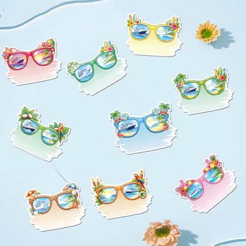 9 imanes decorativos de puerta con diseño tropical miniatura 7