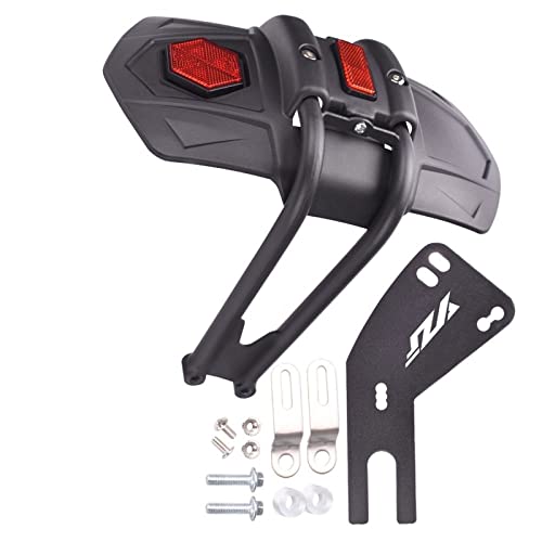 フェンダーカバー オートバイ後輪フェンダースプラッシュガードマッドガードアクセサリー に適合するヤマハ YZFR1 YZFR3 YZFR6 R125 YZF R25 R1M R1S R6S(Black B)