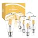 Dimmable LED Edison Light Bulbs: 6 Watt, 2700K Soft White Lightbulbs - 60W Equivalent - E26 Base - Vintage Light Bulb Set - 6 Pack