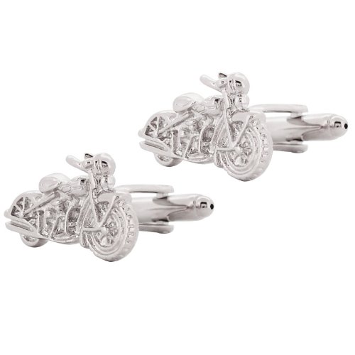 tripin Cufflinks For Men Silver Bike Shape Design For Office Corporate Party French Cuff Shirts Shirt Suit Blazer In A Gift Box Tsbpzsil769-picture-5