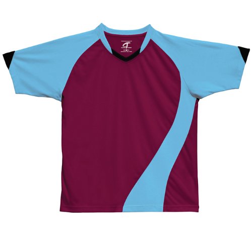 Challenger Teamwear Youth Navajo Jersey L Maroon-Columbia