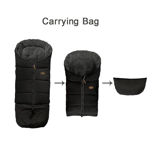 Miniatura 4 de Saco para cochecito de bebé, antideslizante, longitud ajustable, se adapta a bolsas de paseo de 0 a 5 años, universal, se adapta a todos los sacos
