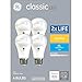 GE Classic 60-Watt EQ A19 Dimmable LED Light Bulb (4-Pack, Soft White)