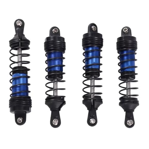 Amortisseurs WLtoys 144001 en métal pour voiture RC 4 pièces avant arrière