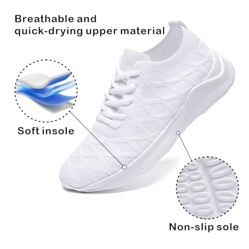 Women Lightweight Slip On Walking Running Shoes Breathable Mesh Sport Sneakers Women's Workout Casual Gym Jogging Shoes4