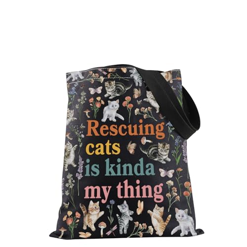 Sac fourre-tout Rescuing Cats Is Kinda My Thing pour vos courses