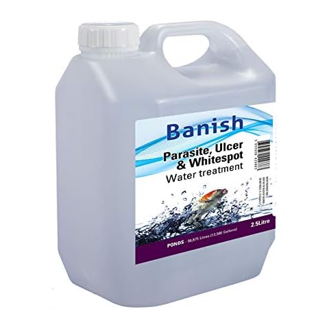 Industrial Leisure Banish Parasite, Ulcer and Whitespot Water Treatment 2.5 Litre - Treats 56875 Litres Cover