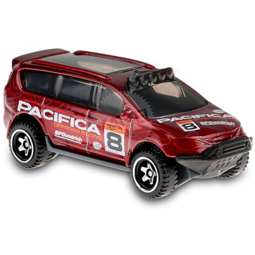 Hot Wheels 2020 Baja Blazers Chrysler Pacifica Maroon miniatura 2