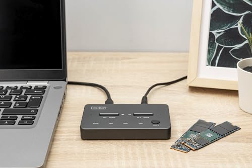 Digitus Station daccueil USB C® Digitus DA 71545 1 Stazione di docking per dischi con funzione di clonazione U - vue 9