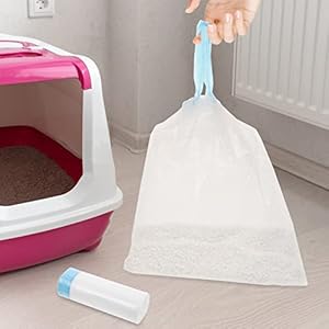   5-Rolls-Cat-Litter-Bag-Cat-Sand-Packing-Bag-Kitten-Litter-Container-Leak-Packing-Bag-Drawstring-Cat-Litter-Container-Kitten-Litter-Pouch-Leakproof-Litter-Bag-Thick-Litter-Bag