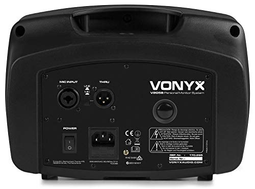 Vonyx V205B actieve monitor speaker met Bluetooth en USB mp3 speler - Image 4