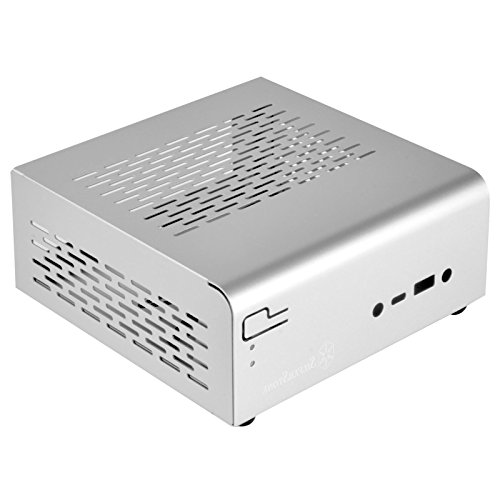 SilverStone Technology Mini-STX Computer Case, VESA Support, Metal Silver (VT01S) SilverStone Technology Mini-STX Computer Case, VESA Support, Metal Silver (VT01S)