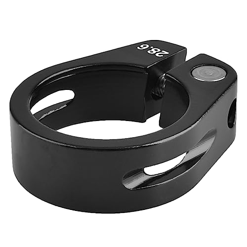 TRIWONDER Collier de Selle de Vélo 25,4mm 28,6mm 31,8mm 34,9mm Pince Clip de Tube Siège Fixation Serrage pour Tige de Selle VTT Vélo de Route (01 Noir,...