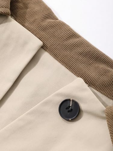 Khaki Womens Casual Coat for 2025: Loose Fit with Pleated Back & Sleeve - Stylish and Versatile! - Image 7