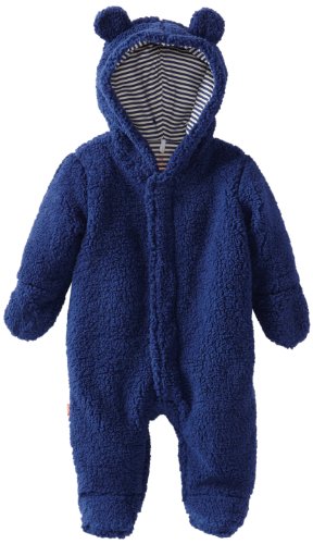 Magnificent Baby Baby Boys' Magnetic Smart Little Bear Fleece PRAM, Blueberry, 6 Months