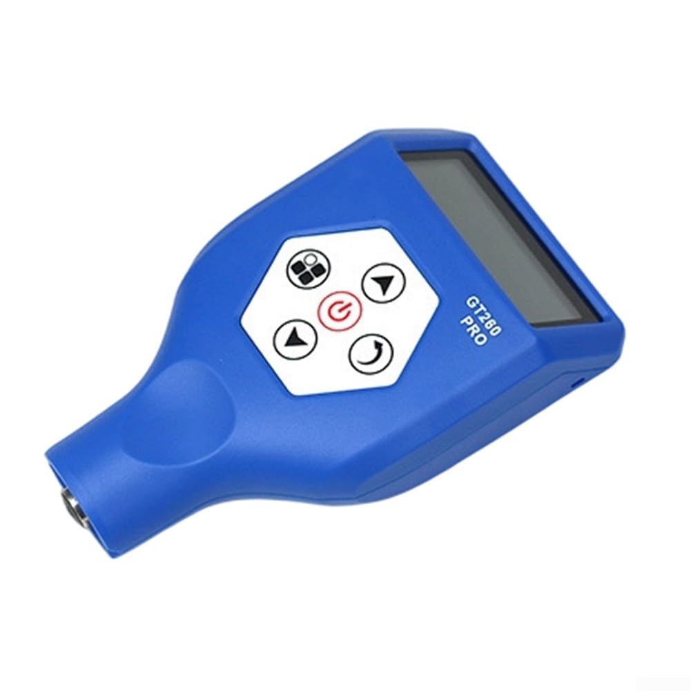 GT260PRO - Spessimetro digitale per rivestimento, tester a doppio principio per metalli non ferrosi ferrosi, display ad alta risoluzione 0-3000um con connettività app per ispezione auto usate