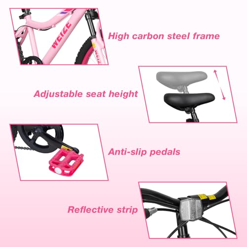 WEIZE 20 Inch Girls Mountain Bike
