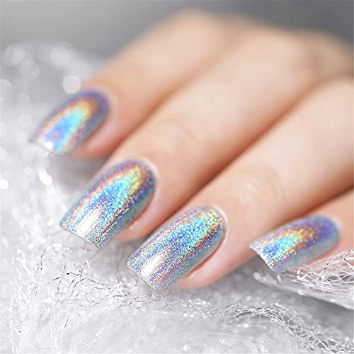 Born Pretty Glitzer Nagellack, Nagellack Holographic Glitter Regenbogen Shining Glitter Super Shine Nail Art Polish… – Bild 6